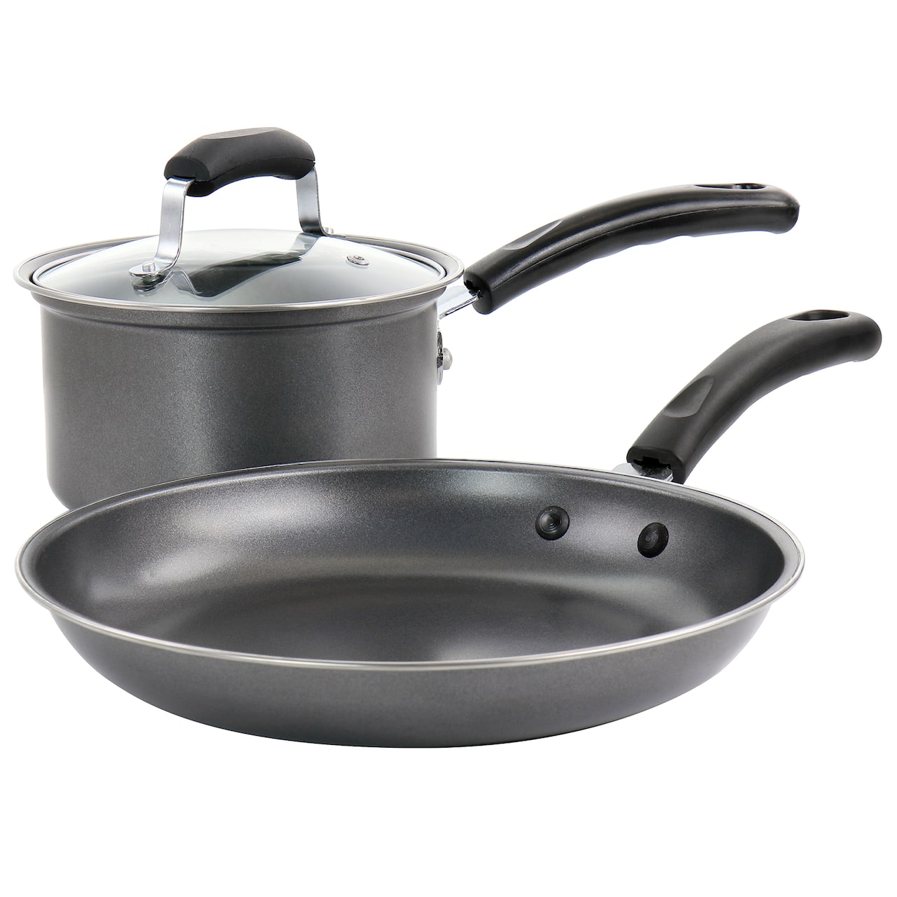 Gibson Everyday® Highberry 3-Piece Gray Nonstick Carbon Steel Cookware Set